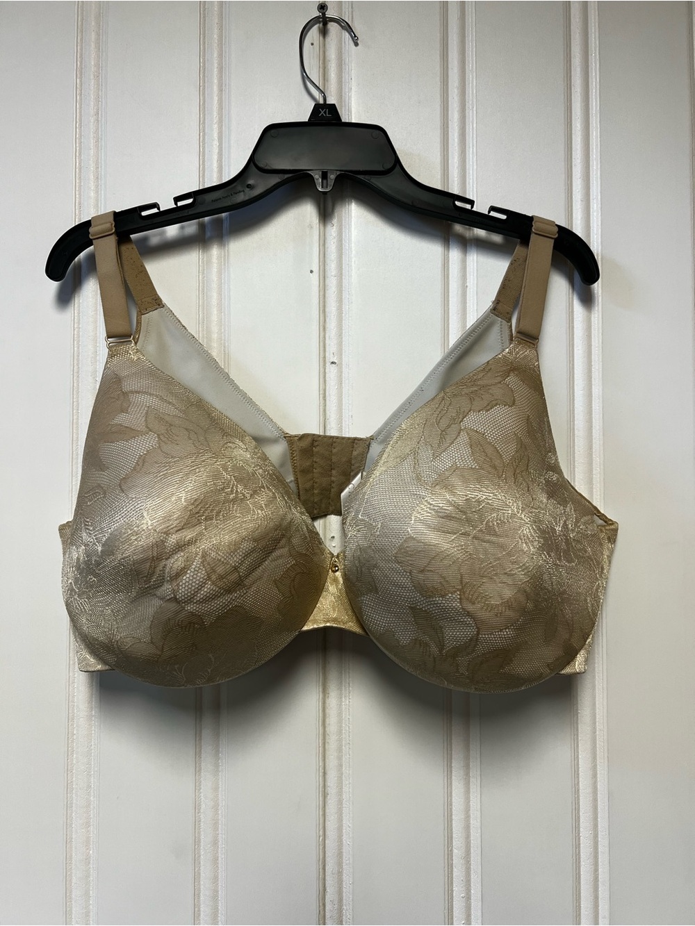 Women's Full Coverage Floral Lace Underwire Bra - Beige Cacique 42ddd